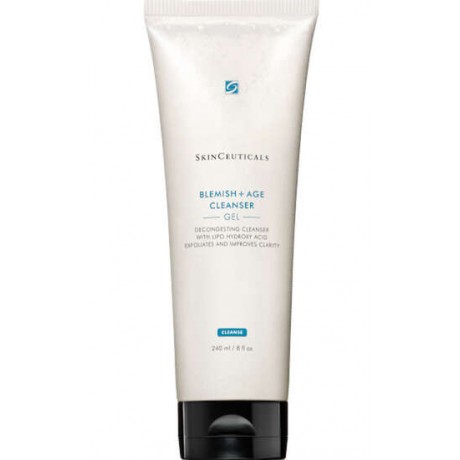 SKINCEUTICALS BLEMISH + AGE CLEANSER GEL NETTOYANT ANTI RIDES ANTI IMPERFECTIONS 240ML SKINCEUTICALS BLEMISH + AGE CLEANSER GEL NETTOYANT ANTI RIDES ANTI IMPERFECTIONS 240ML