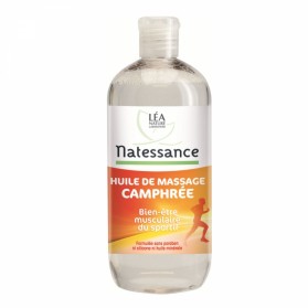 NATESSANCE HUILE DE MASSAGE CAMPHREE 500 ML