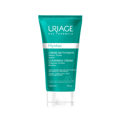 URIAGE HYSEAC CREME NETTOYANTE PEAUX DESSECHEES PAR LES TRAITEMENTS 150ML