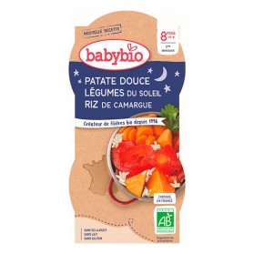 BABYBIO 2 Bols Patates Douces Dès 8 mois 2 x 200g