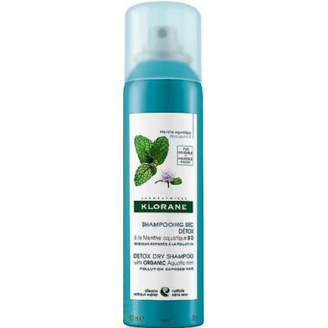 KLORANE SHAMPOOING SEC DETOX MENTHE AQUATIQUE BIO 150ML KLORANE SHAMPOOING SEC DETOX MENTHE AQUATIQUE BIO 150ML