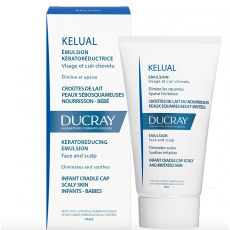 DUCRAY KELUAL EMULSION KERATOREDUCTRICE CROUTES DE LAIT NOURRISSON VISAGE ET CUIR CHEVELU 50ML DUCRAY KELUAL EMULSION KERATOREDUCTRICE CROUTES DE LAIT NOURRISSON VISAGE ET CUIR CHEVELU 50ML