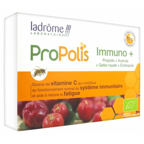 LADRÔME PROPOLIS IMMUNO+ 20 AMPOULES SÉCABLES DE 10 ML