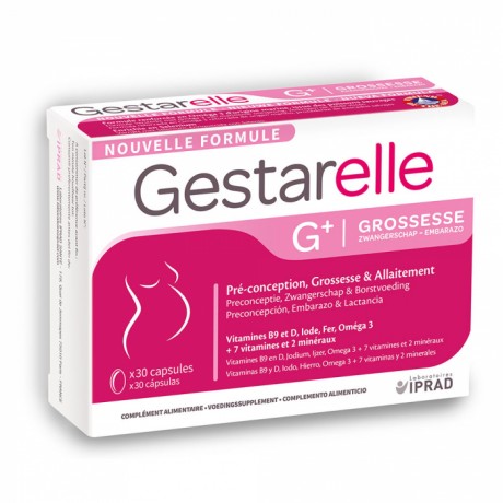 GESTARELLE G+ PRE-CONCEPTION GROSSESSE & ALLAITEMENT 30 CAPSULES GESTARELLE G+ PRE-CONCEPTION GROSSESSE & ALLAITEMENT 30 CAPSULES