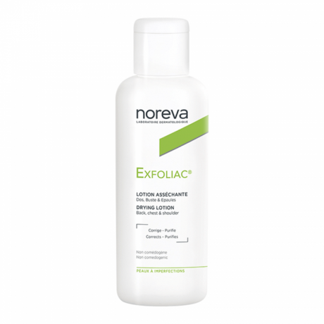 NOREVA EXFOLIAC LOTION ASSECHANTE DOS BUSTE ET EPAULES PEAUX A IMPERFECTIONS 125ML NOREVA EXFOLIAC LOTION ASSECHANTE DOS BUSTE ET EPAULES PEAUX A IMPERFECTIONS 125ML