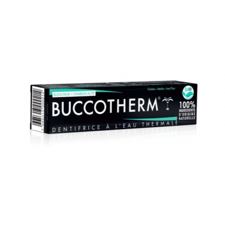 BUCCOTHERM DENTIFRICE BLANCHEUR AU CHARBON 75ML