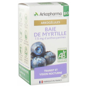 ARKOPHARMA ARKOGÉLULES BAIE DE MYRTILLE BIO 45 GÉLULES