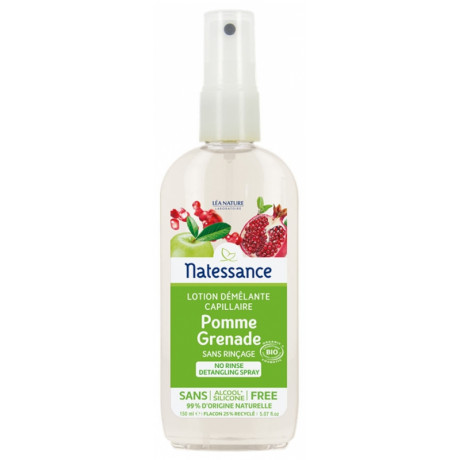 NATESSANCE LOTION DÉMÊLANTE CAPILLAIRE POMME GRENADE BIO 150 ML NATESSANCE LOTION DÉMÊLANTE CAPILLAIRE POMME GRENADE BIO 150 ML