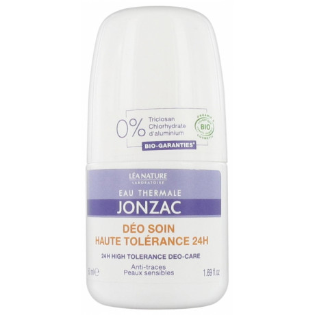 EAU DE JONZAC DÉO SOIN HAUTE TOLÉRANCE 24H BIO 50 ML EAU DE JONZAC DÉO SOIN HAUTE TOLÉRANCE 24H BIO 50 ML