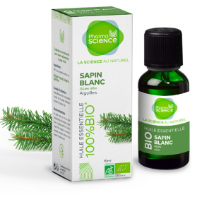 PHARMASCIENCE HUILE ESSENTIELLE BIO SAPIN BLANC 10ML