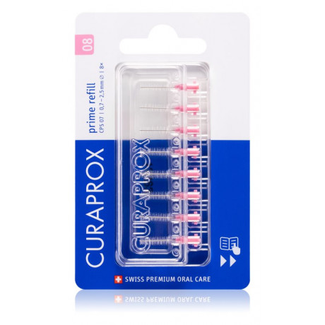 CURAPROX PRIME REFILL CPS 08 0,8 - 3,2 mm 8 pcs CURAPROX PRIME REFILL CPS 08 0,8 - 3,2 mm 8 pcs