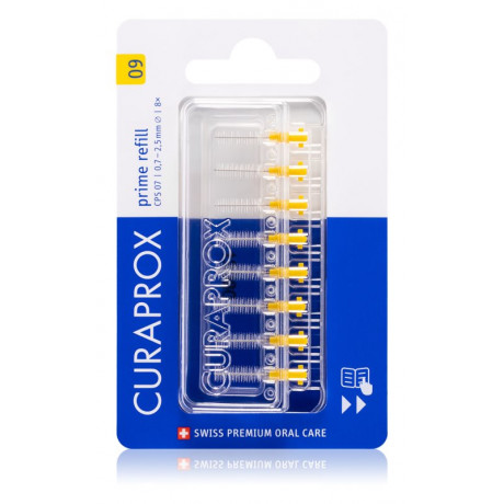 CURAPROX PRIME REFILL CPS 09 0,9 - 4,0 mm 8 pcs CURAPROX PRIME REFILL CPS 09 0,9 - 4,0 mm 8 pcs
