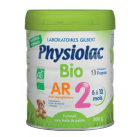 PHYSIOLAC Lait Bio AR 2ème âge - 800g