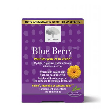 NEW NORDIC BLUE BERRY CPR 120+20 comprimés