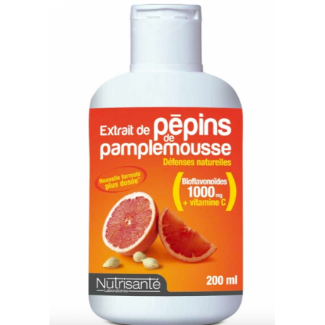 Extrait de Pépins de Pamplemousse Nutrisanté 200ml