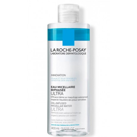 LA ROCHE POSAY EAU MICELLAIRE ULTRA BIPHASEE 400ML LA ROCHE POSAY EAU MICELLAIRE ULTRA BIPHASEE 400ML
