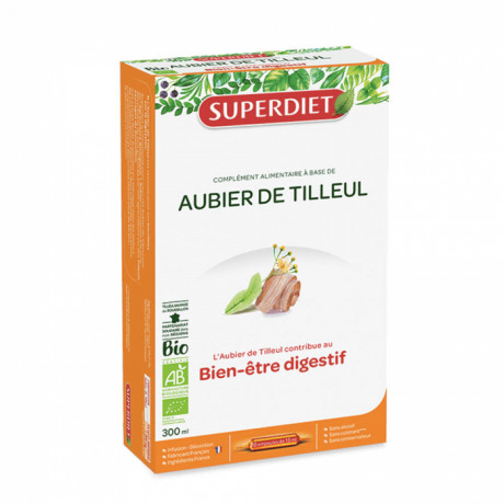 Super Diet Aubier de Tilleul Bio 20 Ampoules