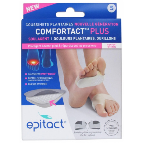 EPITACT COUSSINETS PLANTAIRES NOUVELLE GÉNÉRATION COMFORTACT PLUS 1 PAIRE - TAILLE : TAILLE S 36-38 EPITACT COUSSINETS PLANTAIRES NOUVELLE GÉNÉRATION COMFORTACT PLUS 1 PAIRE - TAILLE : TAILLE S 36-38