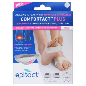 EPITACT COUSSINETS PLANTAIRES NOUVELLE GÉNÉRATION COMFORTACT PLUS 1 PAIRE - TAILLE : TAILLE L 42-45