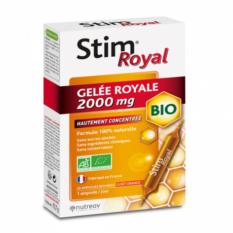 NUTREOV STIM ROYAL GELEE ROYALE BIO 20 AMPOULES
