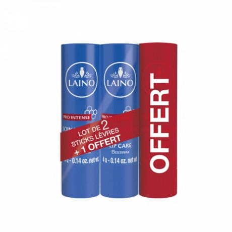LAINO STICK SOIN DES LEVRES CIRE D'ABEILLE 3X4G LAINO STICK SOIN DES LEVRES CIRE D'ABEILLE 3X4G