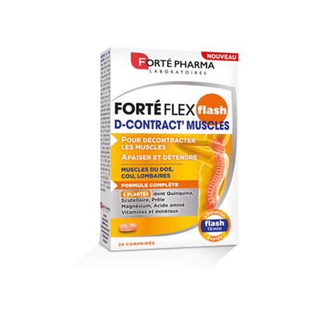FORTE FLEX FLASH D-CONTRACT MUSCLES 20 COMPRIMES FORTE FLEX FLASH D-CONTRACT MUSCLES 20 COMPRIMES