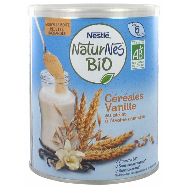 Nestle Naturnes Bio Cereales Vanille Des 6 Mois 240 G Pharmammouth Nestle Naturnes Bio Cereales Vanille Des 6 Mois 240 G Pharmammouth