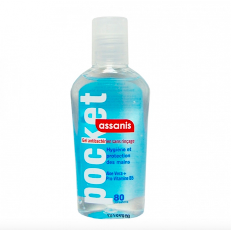 ASSANIS POCKET GEL ANTIBACTERIEN SANS RINCAGE 80ML ASSANIS POCKET GEL ANTIBACTERIEN SANS RINCAGE 80ML