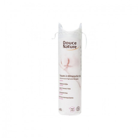 DOUCE NATURE Disques Démaquillants Coton Bio Extra Doux x 80 disques DOUCE NATURE Disques Démaquillants Coton Bio Extra Doux x 80 disques