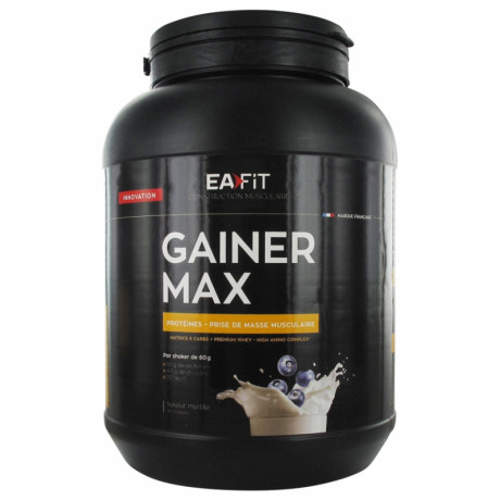 EAFIT CONSTRUCTION MUSCULAIRE GAINER MAX 1,1 KG - PARFUM : MYRTILLE EAFIT CONSTRUCTION MUSCULAIRE GAINER MAX 1,1 KG - PARFUM : MYRTILLE