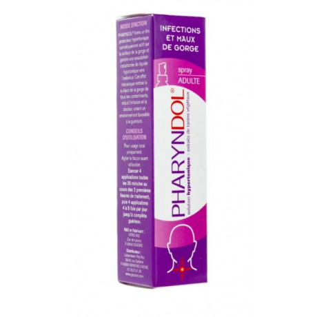 PHARYNDOL ADULTE SPRAY GORGE 30ML PHARYNDOL ADULTE SPRAY GORGE 30ML