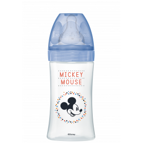 DODIE BIBERON INITIATION + ANTI-COLIQUE 0-6 MOIS BLEU MICKEY 270ML