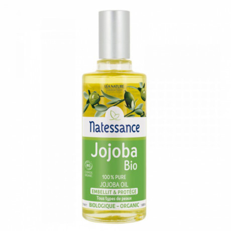 NATESSANCE HUILE DE JOJOBA BIO HUILE PURE EMBELLIT ET PROTEGE 50ML NATESSANCE HUILE DE JOJOBA BIO HUILE PURE EMBELLIT ET PROTEGE 50ML