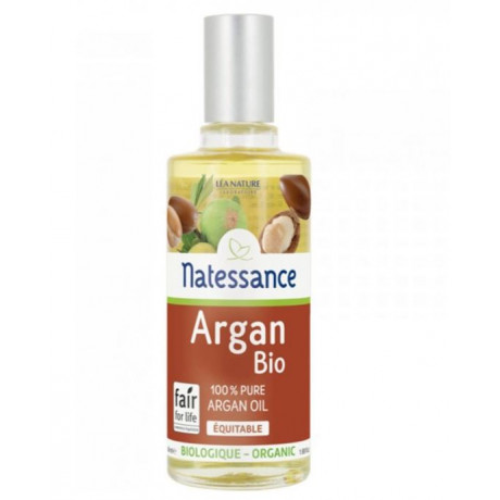 NATESSANCE HUILE ARGAN PURE BIO ET EQUITABLE 50ML