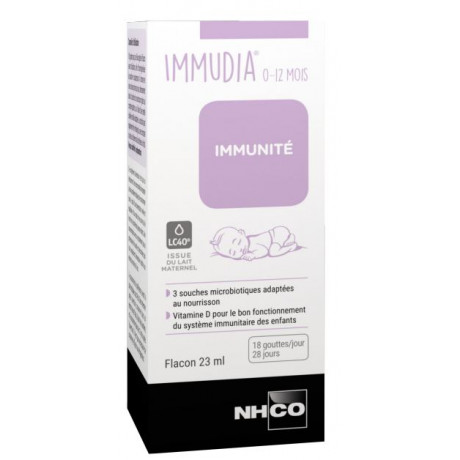 NHCO IMMUDIA Immunité 0-12 mois 23ml NHCO IMMUDIA Immunité 0-12 mois 23ml
