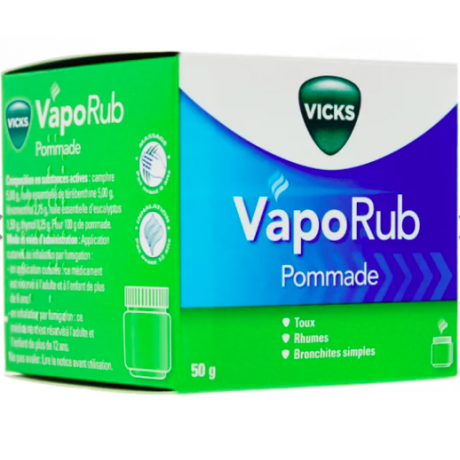 VICKS VAPORUB POMMADE POT 50G VICKS VAPORUB POMMADE POT 50G