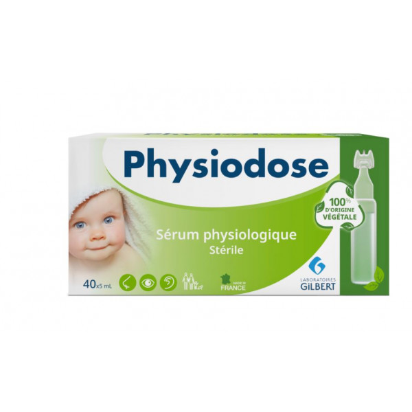 Physiodose Vegetal Serum Physiologique Sterile 40 Doses Pharmammouth