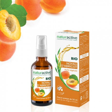 NATURACTIVE HUILE VEGETALE ABRICOT BIO 50ML NATURACTIVE HUILE VEGETALE ABRICOT BIO 50ML