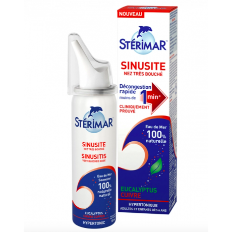 STERIMAR SPRAY SINUSITE NEZ TRES BOUCHE EUCALYPTUS/CUIVRE 50ML STERIMAR SPRAY SINUSITE NEZ TRES BOUCHE EUCALYPTUS/CUIVRE 50ML