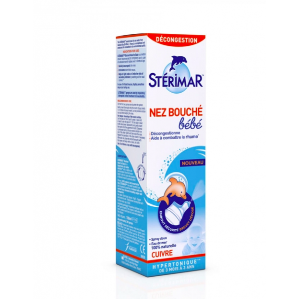 Sterimar Spray Doux Des 3 Mois Nez Bouche Bebe 100ml Pharmammouth