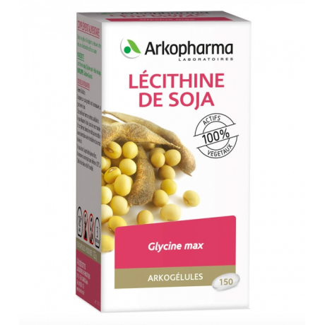 ARKOGELULES LECITHINE DE SOJA 150 CAPSULES