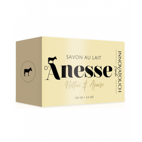 Savon apaisant au lait d'Anesse 100g Savon apaisant au lait d'Anesse 100g