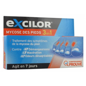 Excilor Mycose Des Pieds 3 en 1 15 ml