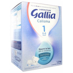 GALLIA CALISMA 1 LAIT EN POUDRE 0-6 MOIS 2X600G