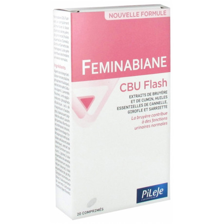 PILEJE FEMINABIANE CBU FLASH 20 comprimés PILEJE FEMINABIANE CBU FLASH 20 comprimés