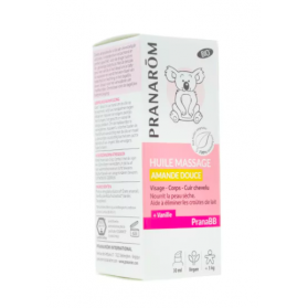 Pranarom PranaBB Huile massage à l'amande douce Bio 30 ml