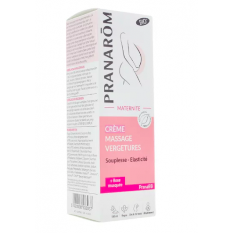 Pranarom PranaBB Maternité crème massage vergetures 100 ml Pranarom PranaBB Maternité crème massage vergetures 100 ml