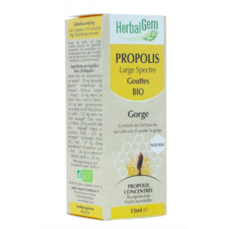 HerbalGem Propolis bio 15ml HerbalGem Propolis bio 15ml