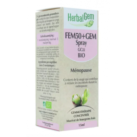 HerbalGem Fem50+Gem Spray Bio 15ml