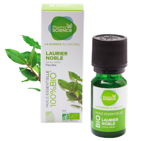 PHARMASCIENCE HUILE ESSENTIELLE LAURIER NOBLE BIO 5ML PHARMASCIENCE HUILE ESSENTIELLE LAURIER NOBLE BIO 5ML